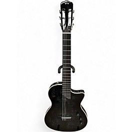 Used Cordoba stage nylon Trans Black burst Classical Acoustic Electric Guitar