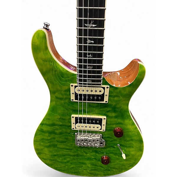 Used PRS SE Custom 24 Bird Egg Green Solid Body Electric Guitar