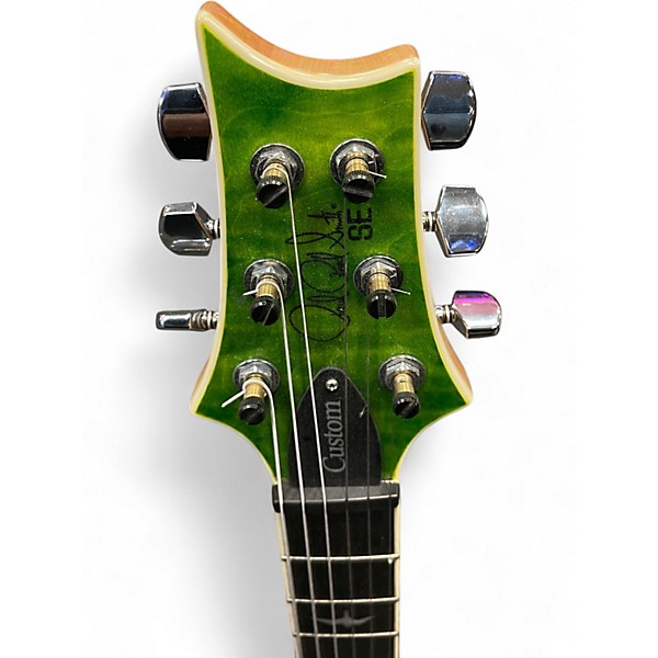 Used PRS SE Custom 24 Bird Egg Green Solid Body Electric Guitar