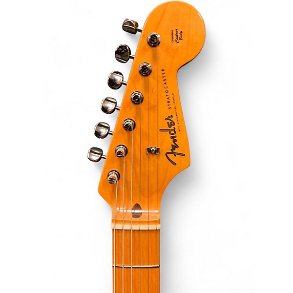 Used 2021 Fender American Original 50s Stratocaster 2 Tone Sunburst Solid Body Electric Guitar