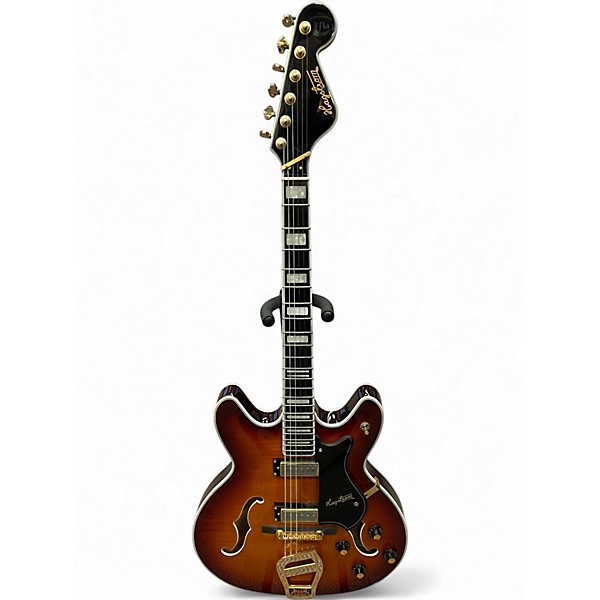 Used Hagstrom Viking II-P P90S 2 Color Sunburst Hollow Body Electric Guitar