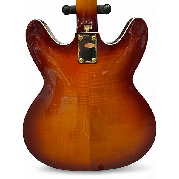 Used Hagstrom Viking II-P P90S 2 Color Sunburst Hollow Body Electric Guitar