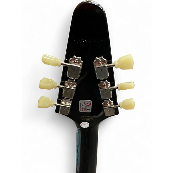 Used Epiphone Flying V Black Solid Body Electric Guitar