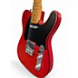 Used Squier 40th Anniversary Telecaster Vintage Edition Satin Dakota Red Solid Body Electric Guitar