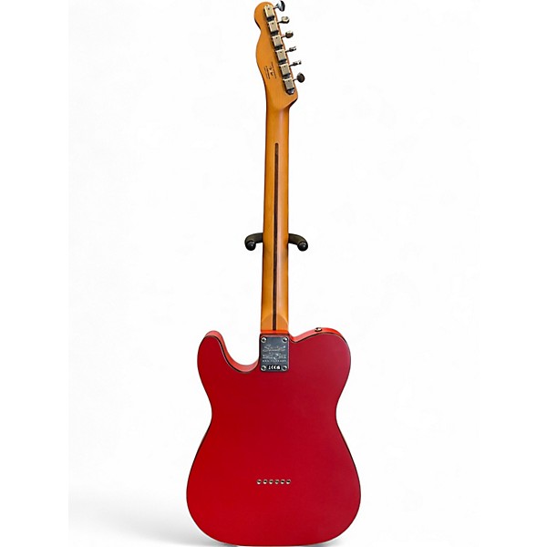 Used Squier 40th Anniversary Telecaster Vintage Edition Satin Dakota Red Solid Body Electric Guitar