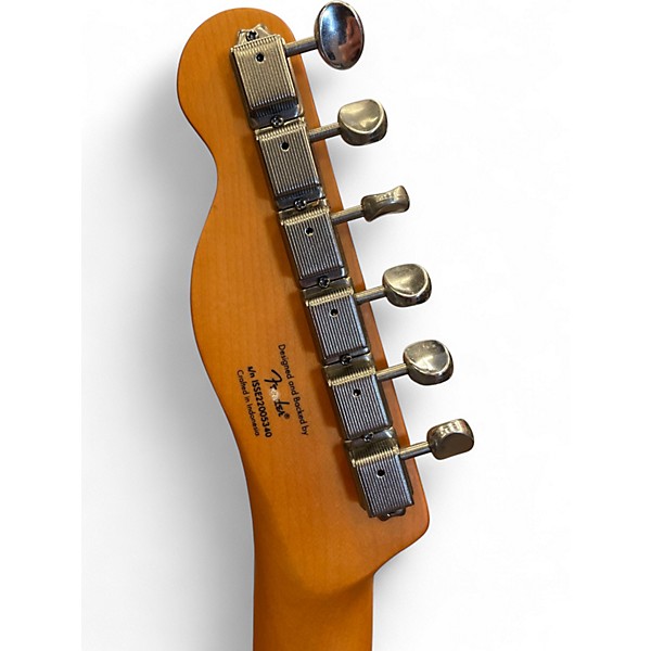 Used Squier 40th Anniversary Telecaster Vintage Edition Satin Dakota Red Solid Body Electric Guitar