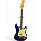 Used 2023 Fender American Ultra Stratocaster HSS cobra blue Solid Body Electric Guitar thumbnail