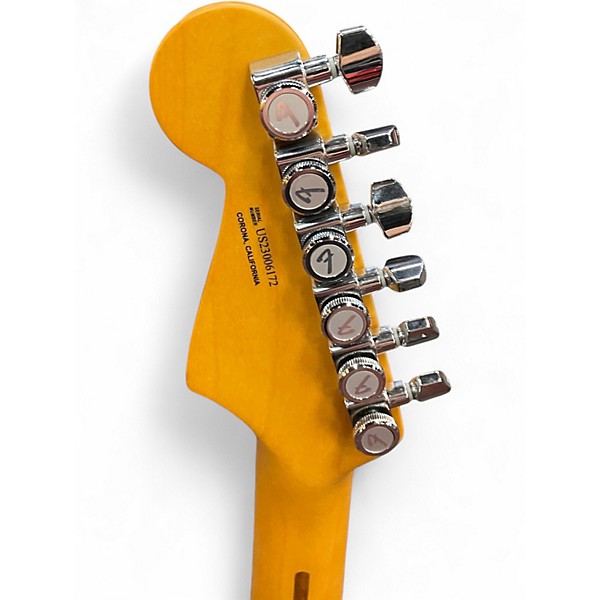 Used 2023 Fender American Ultra Stratocaster HSS cobra blue Solid Body Electric Guitar