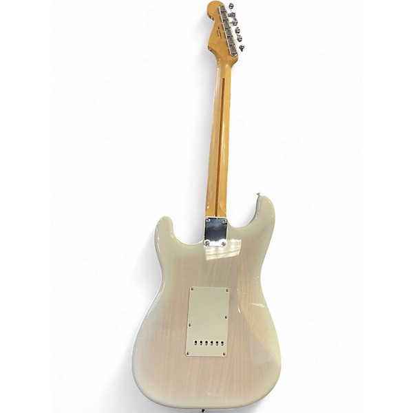Used Fender heritage 50's strat White Blonde Solid Body Electric Guitar