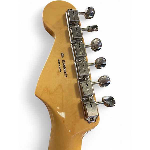 Used Fender heritage 50's strat White Blonde Solid Body Electric Guitar