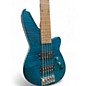 Used Reverend Mercalli 5 FM Teal Electric Bass Guitar