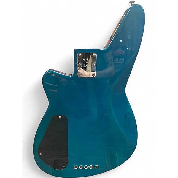 Used Reverend Mercalli 5 FM Teal Electric Bass Guitar