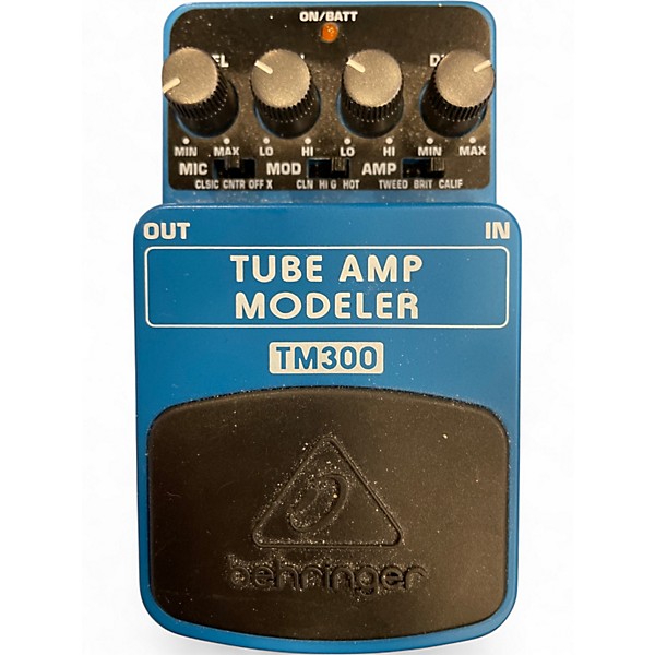Used Behringer TM300 Tube Amp Modeler Effect Pedal