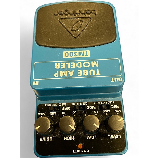 Used Behringer TM300 Tube Amp Modeler Effect Pedal