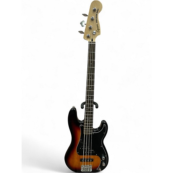 Used Squier Precision Bass 3 Color Sunburst Electric Bass Guitar