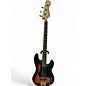 Used Squier Precision Bass 3 Color Sunburst Electric Bass Guitar