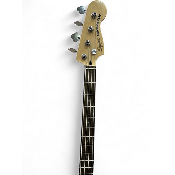 Used Squier Precision Bass 3 Color Sunburst Electric Bass Guitar