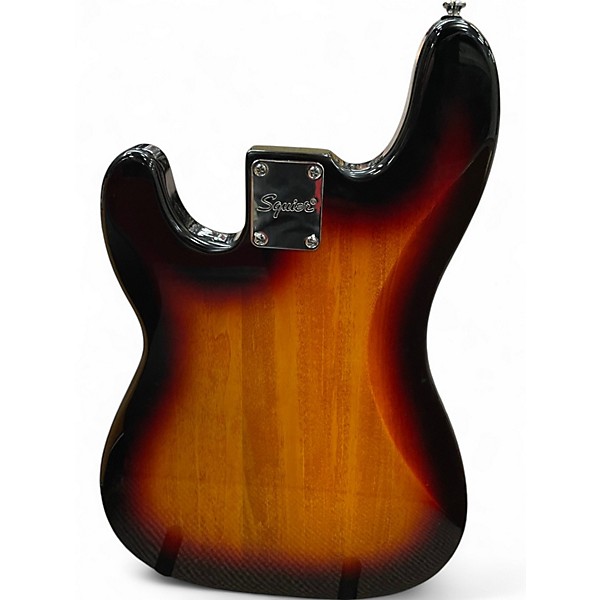 Used Squier Precision Bass 3 Color Sunburst Electric Bass Guitar