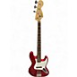 Used Squier Affinity Jazz Bass RED Electric Bass Guitar thumbnail