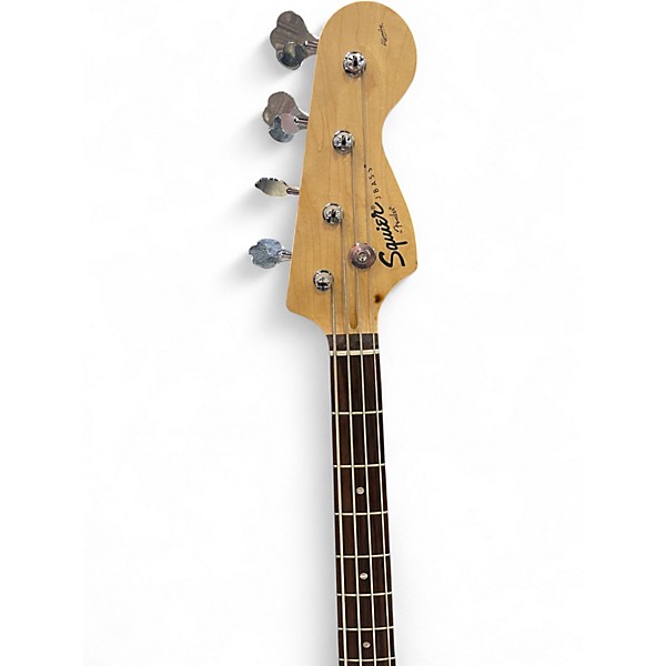 Used Squier Affinity Jazz Bass RED Electric Bass Guitar