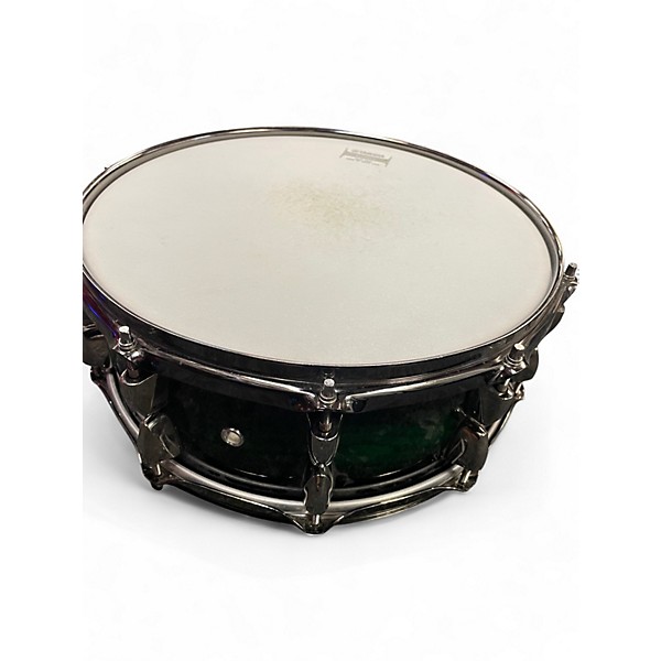 Used Yamaha 14X5.5 Live Custom Snare Green Oak Drum