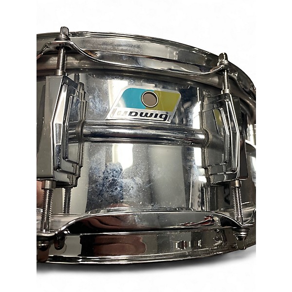 Used Ludwig 14X5.5 Supraphonic Snare steele Drum
