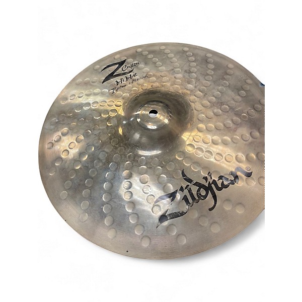 Used Zildjian 14in Z Custom Hi Hat Pair Cymbal