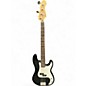Used 2020s Fender Squier Black and White Electric Bass Guitar thumbnail