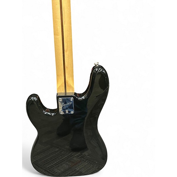 Used 2020s Fender Squier Black and White Electric Bass Guitar