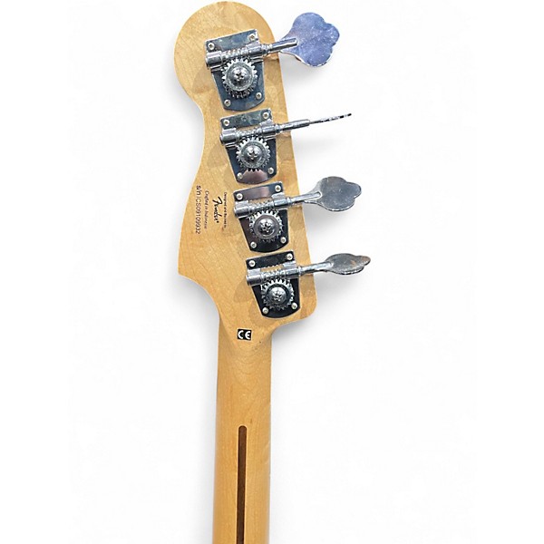 Used 2020s Fender Squier Black and White Electric Bass Guitar