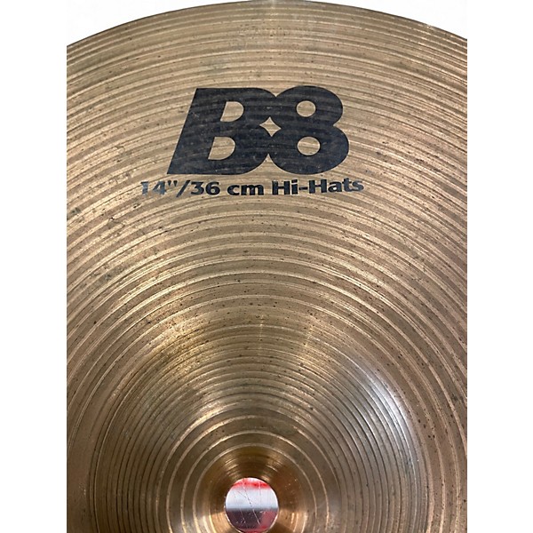 Used SABIAN 14in B8 Hi Hat Pair Cymbal
