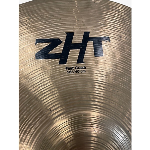 Used Zildjian 16in ZHT Fast Crash Cymbal