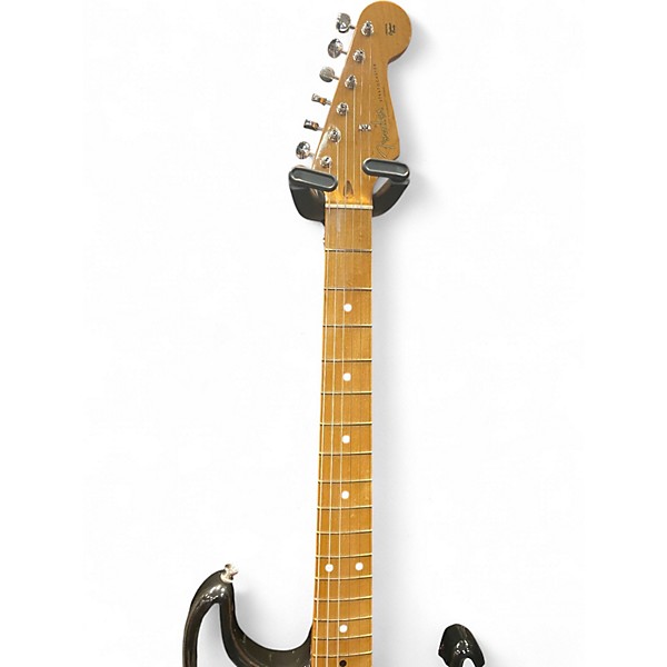 Used Fender Vintera 50s Stratocaster Black Solid Body Electric Guitar