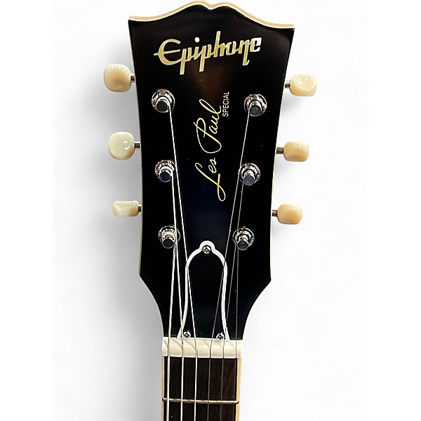 Used Epiphone Les Paul Special Double Cutaway TV Yellow Solid Body Electric Guitar