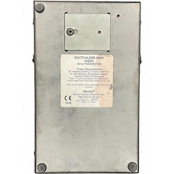Used Morley NSW SWITCHLESS WAH Effect Pedal