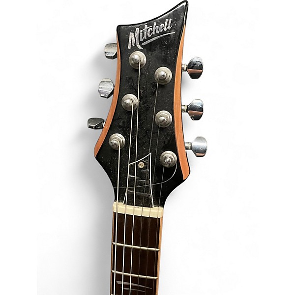 Used Mitchell M400 Black Solid Body Electric Guitar