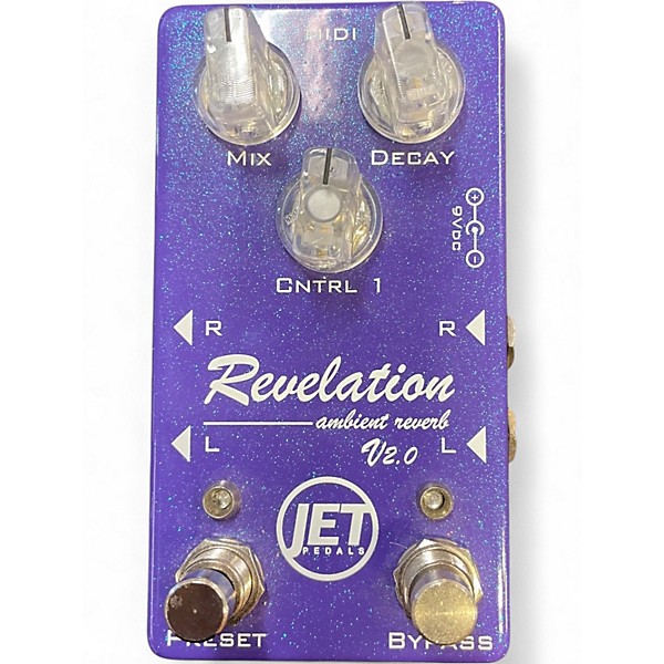 Used Jet Revelation Ambient Reverb Effect Pedal