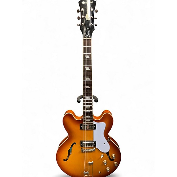 Used Epiphone Riviera E360TD Royal Tan Hollow Body Electric Guitar