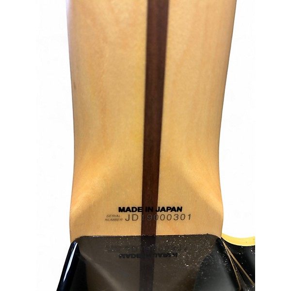 Used Fender Aerodyne Jazz Bass Black Electric Bass Guitar