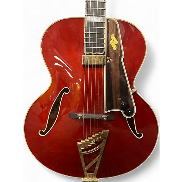 Used D'Angelico Excel Style B Throwback Wine Red Hollow Body Electric Guitar