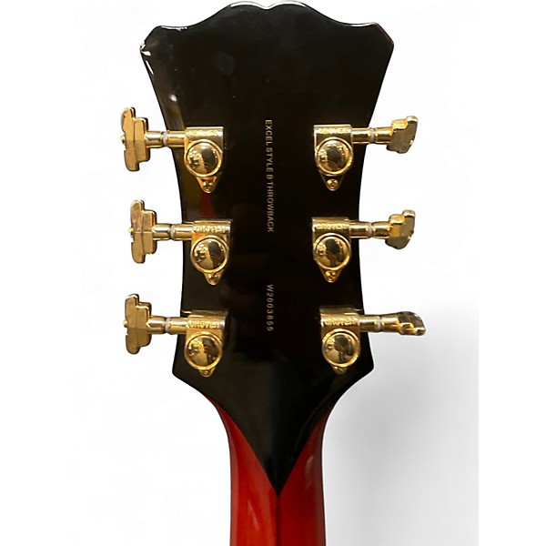 Used D'Angelico Excel Style B Throwback Wine Red Hollow Body Electric Guitar