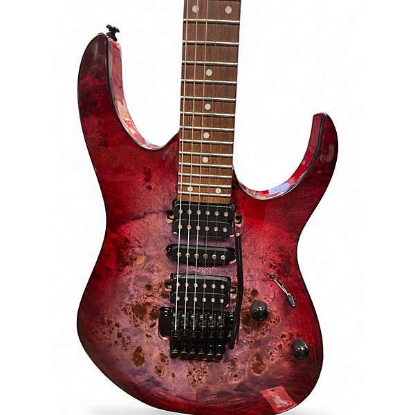 Used Ibanez RG470 Red Eclipse Burst Solid Body Electric Guitar