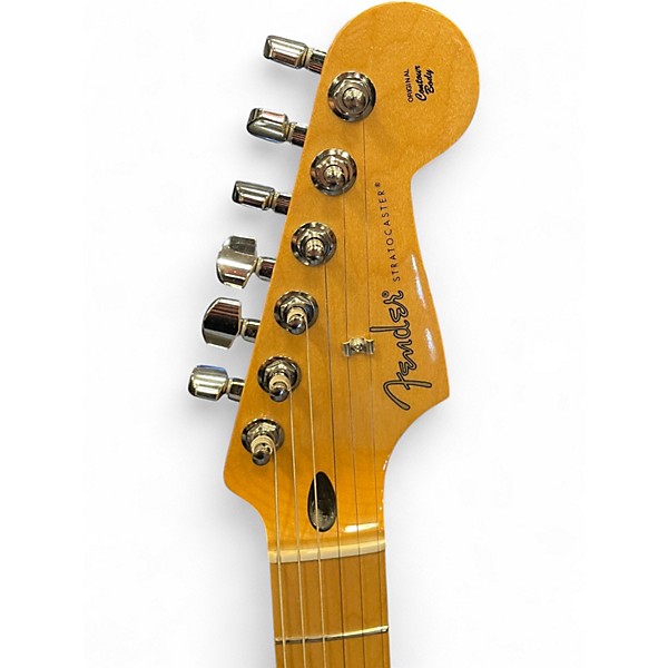 Used Fender Player Stratocaster Black Solid Body Electric Guitar