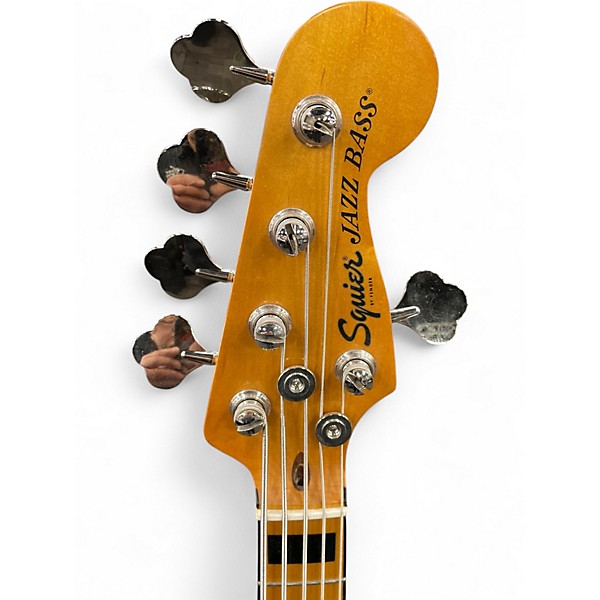 Used Squier CLASSIC VIBE '70s JAZZ BASS V Natural Electric Bass Guitar