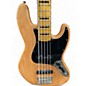 Used Squier CLASSIC VIBE '70s JAZZ BASS V Natural Electric Bass Guitar