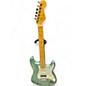 Used 2023 Fender American Professional II Stratocaster HSS Surf Green Solid Body Electric Guitar thumbnail