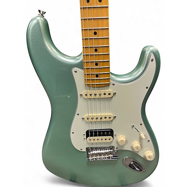 Used 2023 Fender American Professional II Stratocaster HSS Surf Green Solid Body Electric Guitar