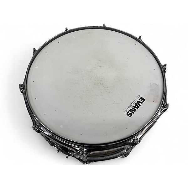 Used Crush Drums & Percussion 14X7 Hybrid Hand Hammered Steel Snare Natural Drum