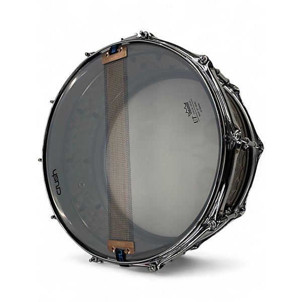 Used Crush Drums & Percussion 14X7 Hybrid Hand Hammered Steel Snare Natural Drum