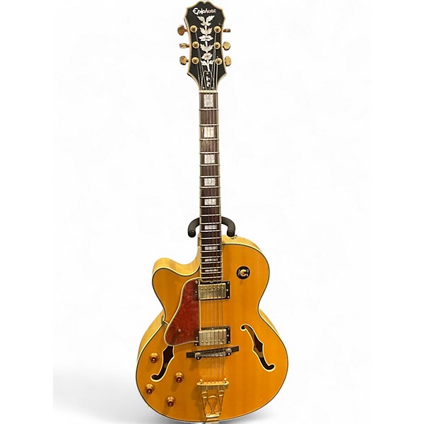 Used Epiphone Joe Pass Emperor II LH Natural Electric Guitar